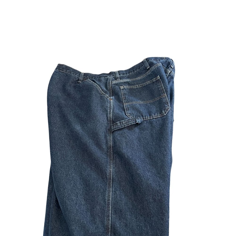 Wrangler Jeans Men 42 x 32 Dark Wash Carpenter ZM4FLDI Lined - Picture 7 of 9